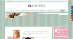 Desktop Screenshot of annaburnspermanentcosmetics.com